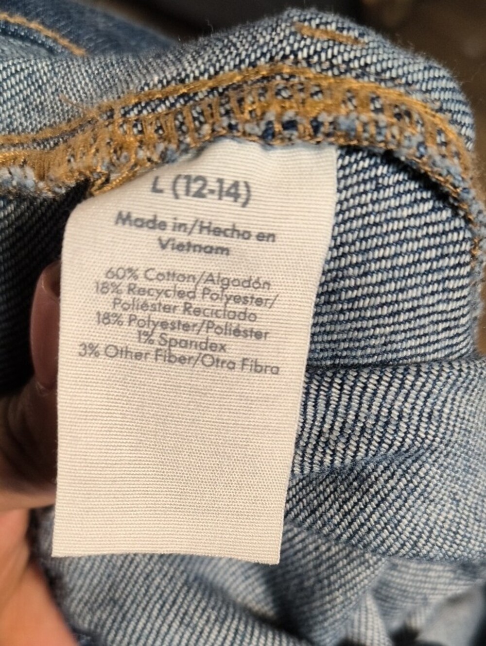 No Boundaries Blue Cargo Jogger Jeans - Picture 4 of 4